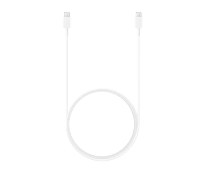 Kabel SAMSUNG USB-C - USB-C 3A 1.8 m bialy